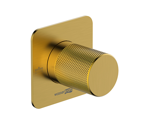 Переключатель на 2 выхода WasserKRAFT Schunter 8200 A306 встраиваемый золото