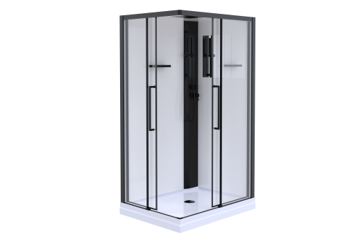 Душевая кабина Esbano MUSE ESKM129CKRL 120х90 прямоугольная с крышей