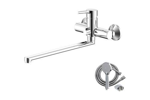 Смеситель для ванны OLIVE'S Alba 15221AL настенный хром