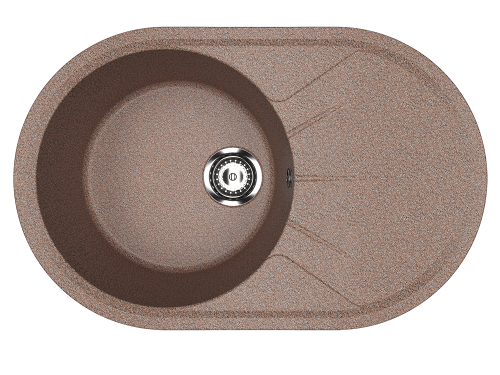 Кухонная мойка Ulgran Classic U-503-307 75х48 цвет коричневый