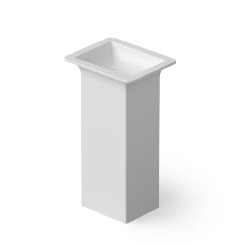 Раковина керамическая Dea Design Pedestal Basin DD2014 500 18 50х40 напольная цвет белый без отверстий под смеситель
