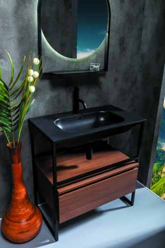 Тумба Armadi Art Loft 894-080-D 78х48х29 подвесная цвет коричневый