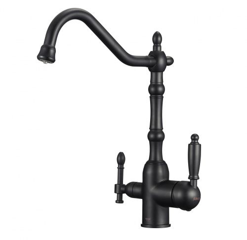 Смеситель для кухни Savol S-L1803H на мойку черный