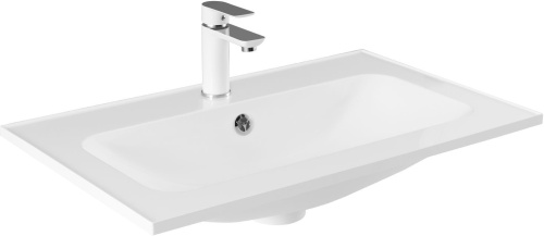 Раковина-столешница Aquanet Арт 00318925 полувстраиваемая цвет белый