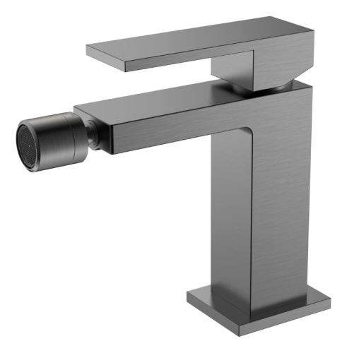 Смеситель Boheme Qubic 476-GM на биде графит Смеситель Boheme Qubic 476-GM на биде графит