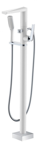 Смеситель Boheme Venturo 379-W напольный белый глянцевый