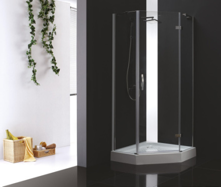 Душевой уголок Cezares BERGAMO BERGAMO-W-P-1-90-C-Cr-R-IV 90х90 стекло прозрачное профиль хром глянцевый без поддона