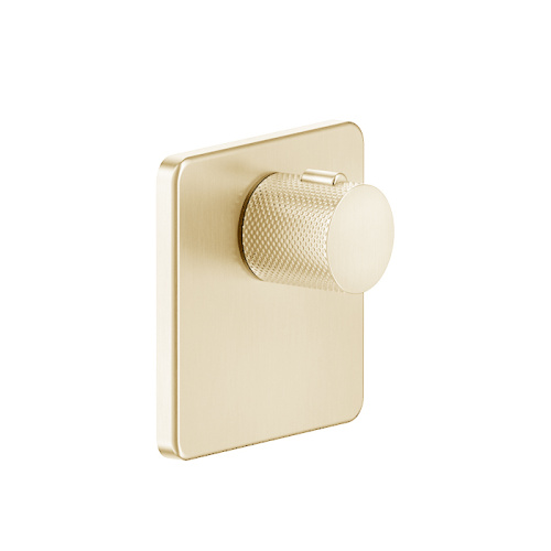 Смеситель для душа Gessi Inciso 58254#246 встраиваемый в стену золото с термостатом (внешняя часть)
