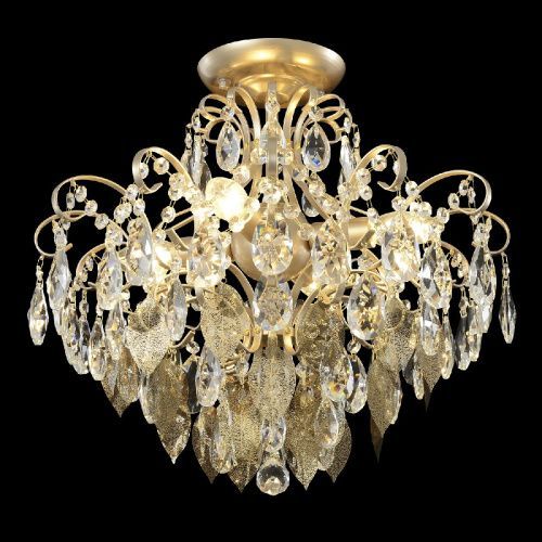 Светильник потолочный Crystal Lux Esmiralda (Есмиралда) ESMIRALDA PL4 GOLD