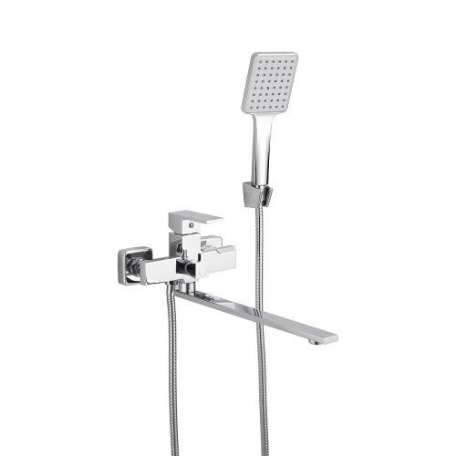 Смеситель для ванны и душа Belz B613 B22613 настенный хром