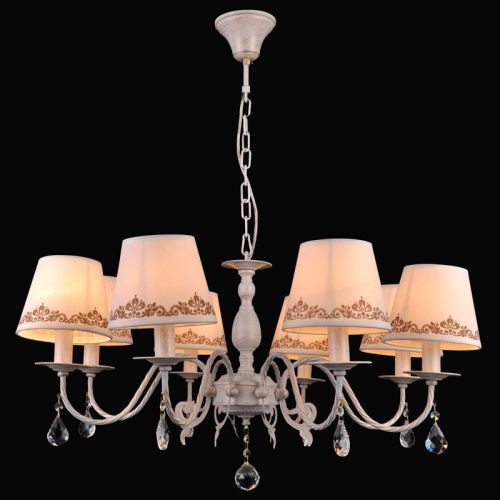 Люстра подвесная Natali Kovaltseva Biarritz (Биарритз) Biarritz 70038-8C IVORY GOLD