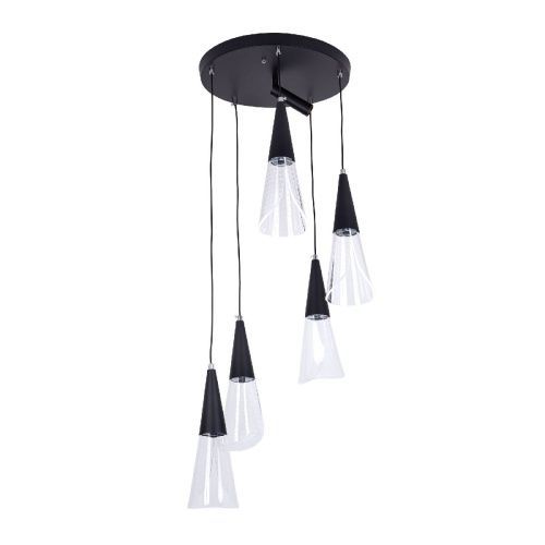 Люстра каскадная LED4U L7106-6 BK