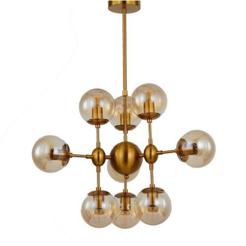 Люстра на штанге Lumina Deco Gala (Гала) LDP 7006-9 MD