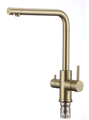 Смеситель для кухни Fmark FS0862C на мойку золото