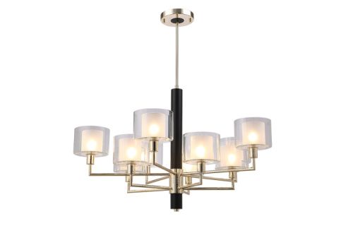 Люстра на штанге Crystal Lux Maestro (Маестро) MAESTRO SP-PL5+5 GOLD