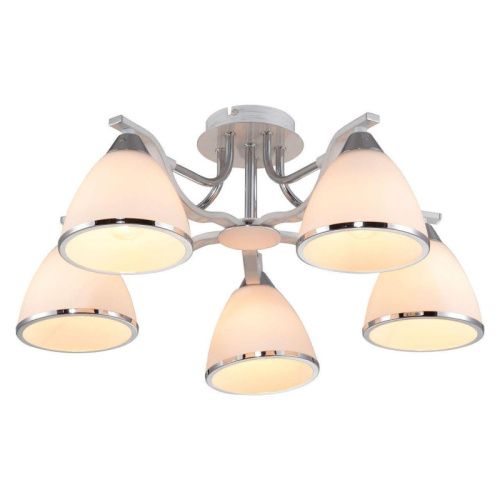 Люстра потолочная Toplight Sheena Ivory (Схеена Иворы) TL3670X-05RY