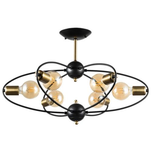 Люстра на штанге Arte Lamp Glasgow (Гласгов) A1963PL-6BK