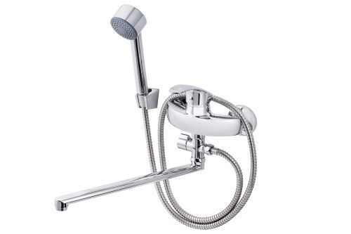 Смеситель для ванны и душа FAUZT FZs-814-115 настенный хром