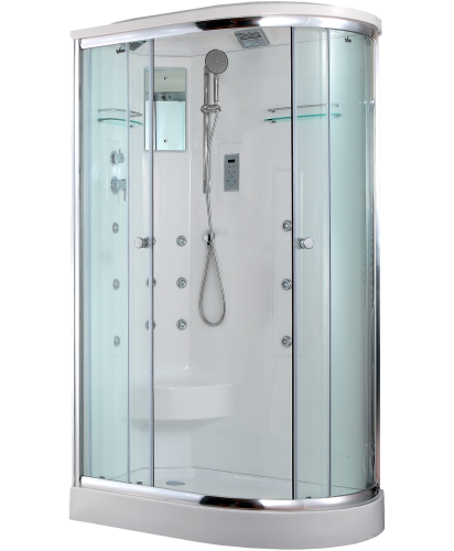 Душевая кабина Timo Lux T-7702L 120х85 асимметричная с крышей ориентация левая Душевая кабина Timo Lux T-7702L 120х85 асимметричная с крышей ориентация левая