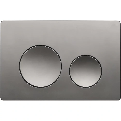 Кнопка смыва механическая Veconi FLUSH FLV2-GM цвет оружейная сталь