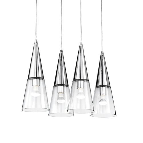 Светильник подвесной Ideal lux Cono Cromo (Цоно Цромо) Cono SP3 Cromo