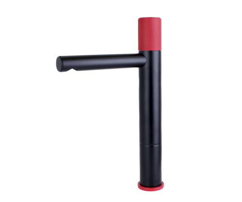 Смеситель для раковины Bronze de Luxe AVANTGARDE 2030RH на столешницу черный/красный