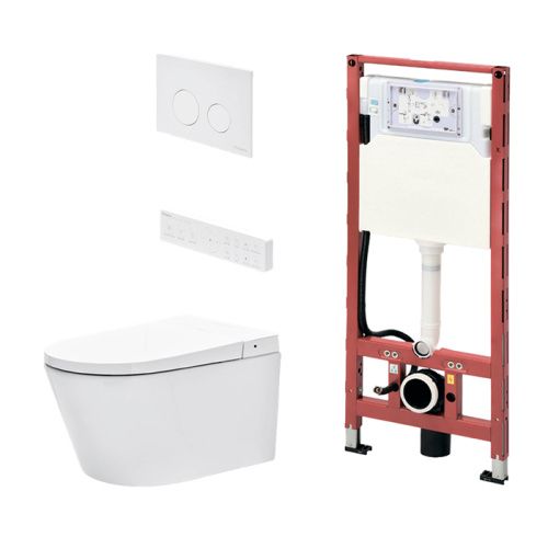 Комплект унитаз с инсталляцией и клавишей смыва Tece TeceSpring S955797