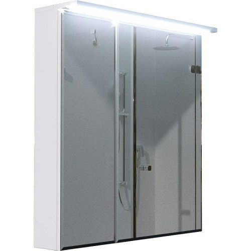 Зеркало-шкаф 1MarKa Соната Ц0000007616 75х22х82 подвесной цвет белый Зеркало-шкаф 1MarKa Соната Ц0000007616 75х22х82 подвесной цвет белый