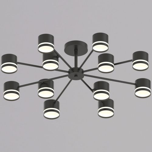 Люстра на штанге Reluce 89730-0.3-12 GX53 BK