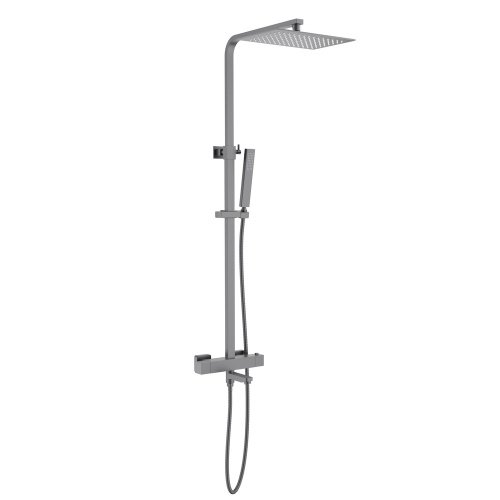 Душевая стойка Timo Tetra-thermo SX-0169/00 настенная цвет черное золото Душевая стойка Timo Tetra-thermo SX-0169/00 настенная цвет черное золото