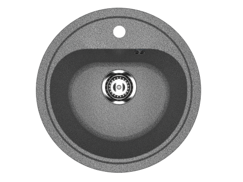 Кухонная мойка Ulgran Classic U-700-309 44х44 цвет темно-серый