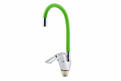 Смеситель для кухни FAUZT FZs-833-G129 на мойку зеленый