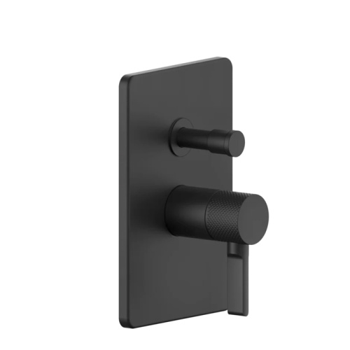 Смеситель для душа Gessi Inciso 58079#299 встраиваемый в стену черный (внешняя часть)