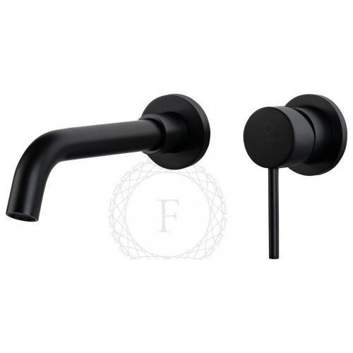 Смеситель для раковины Filarete Roun FL4020BL встраиваемый в стену черный