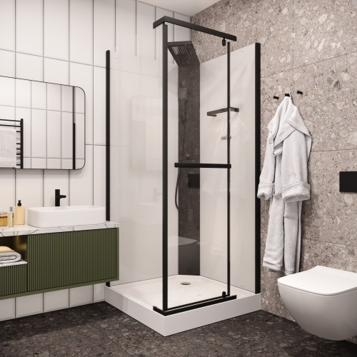Душевая кабина Cerutti SPA MiMi90B 90х90 квадратная без крыши