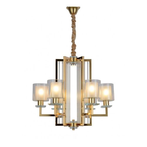 Люстра подвесная Lumina Deco Manhattan (Манхаттан) LDP 8012-6 F.GD
