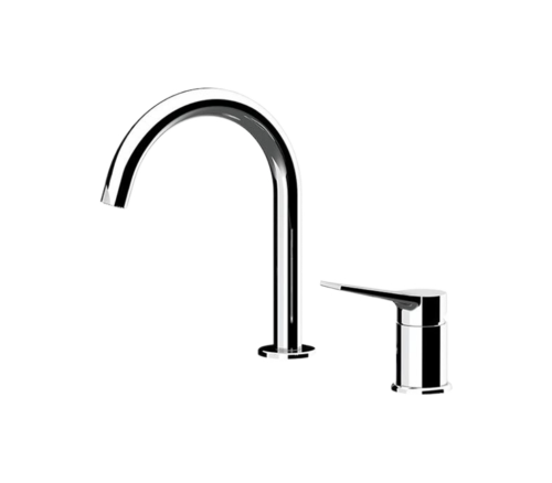 Смеситель Remer Slash & Dot SL57 на раковину хром