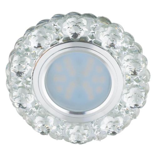 Светильник встраиваемый Fametto Luciole L129 (Луциоле Л129) DLS-L129 GU5.3 Chrome/Clear