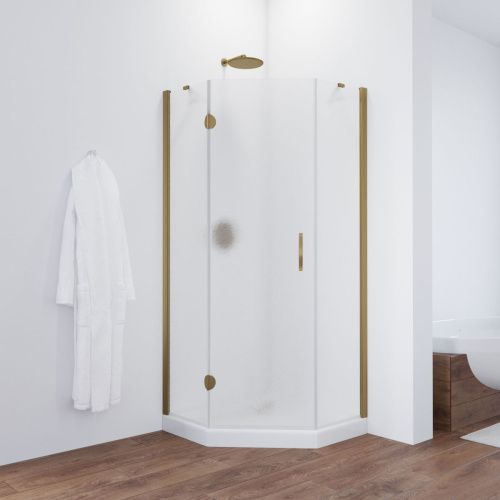 Душевой уголок Vegas-Glass AFA-Pen TUR+NOVO AFA-Pen TUR NOVO h1890 90 05 02 L 90х90 стекло рифленое профиль бронза без поддона