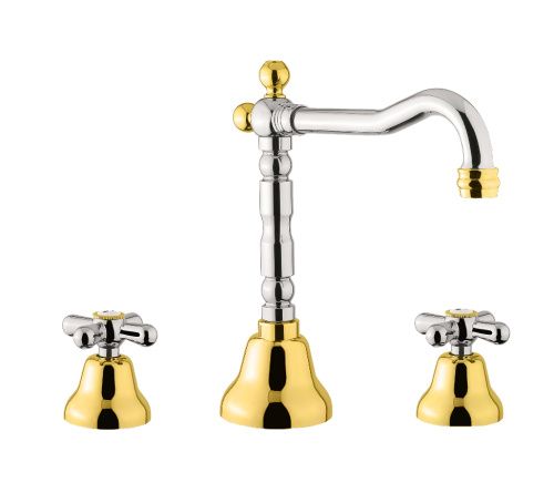 Смеситель Fiore 26CO0637 на раковину хром/золото
