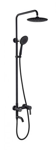 Душевая стойка Fmark FS8345H настенная цвет черный