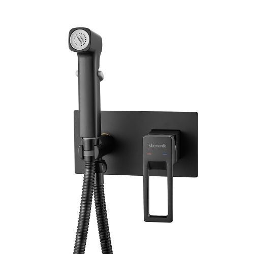 Гигиенический душ со смесителем Shevanik S6805H черный