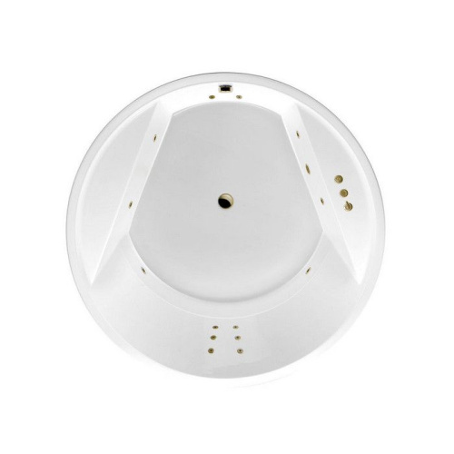 Ванна акриловая гидромассажная Excellent GREAT ARC WAEX.GRE16.SMART.BR 160х160 встраиваемая круглая с каркасом