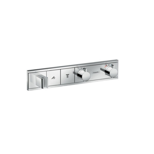 Смеситель Hansgrohe RainSelect 15355000 настенный встраиваемый хром с термостатом