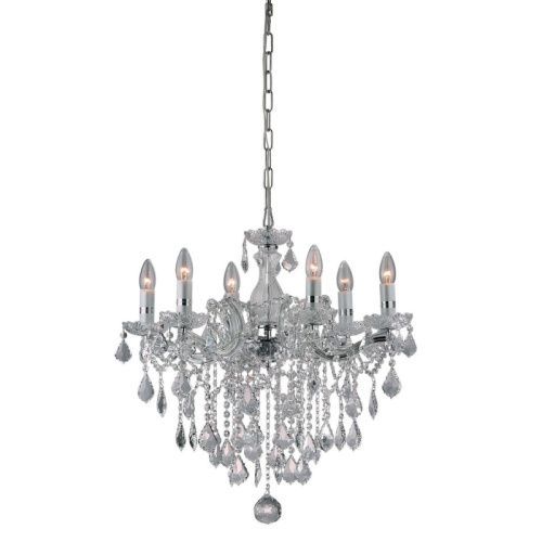 Люстра подвесная Ideal lux Florian Cromo (Флориан Цромо) Florian SP6 Cromo
