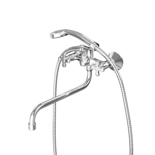Смеситель для ванны Rush Sakhalin SA5350-51 настенный хром