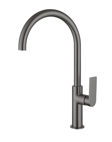 Смеситель AQG Alpha 05SOA500GM на столешницу оружейная сталь