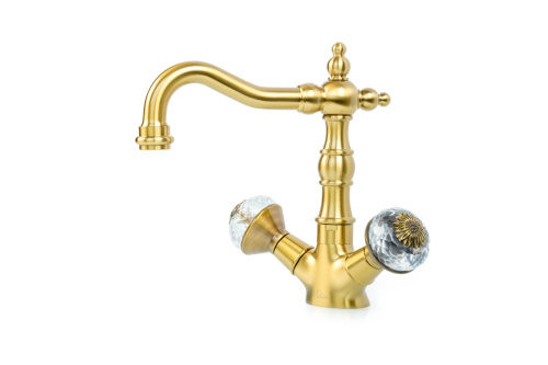 Смеситель Boheme Flora 312-FL на раковину бронза