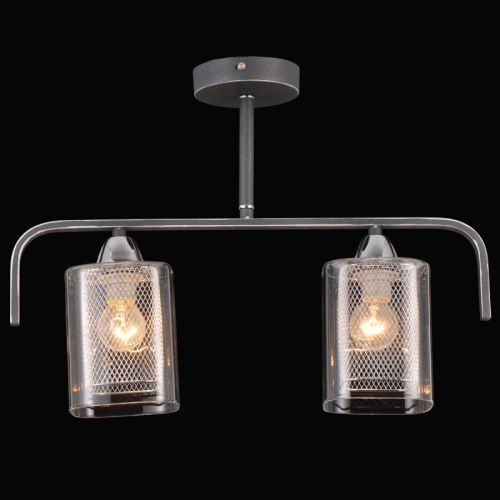 Люстра на штанге Natali Kovaltseva 75066 75066/2C STAIN SILVER