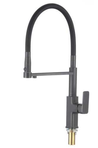 Смеситель для кухни Savol S-L1808Q-01 на столешницу графит